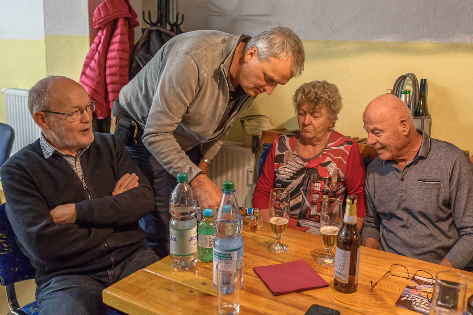 erstmal aufwärmen